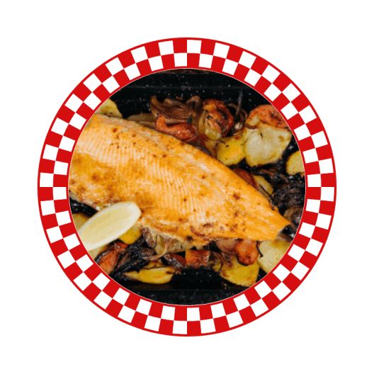 Bacalao al horno con patatas