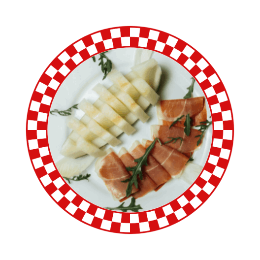 Melón con jamón serrano